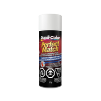 Dupli-Color Perfect Match Premium Acrylic Lacquer Automotive Aerosol Spray Paint, Ghost White, 227g Front_Flat