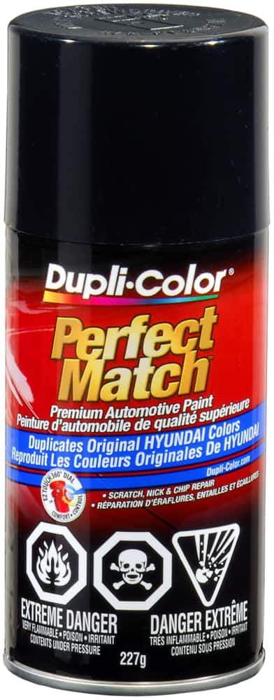 Dupli Color Perfect Match Premium Acrylic Lacquer Automotive Aerosol   Hyundai 8oz Black Paint 31d449b0 8e49 4f6b A9db B789bff47863 