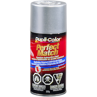 Dupli-Color Perfect Match Premium Acrylic Lacquer Automotive Aerosol Spray Paint, Radiant Silver Metallic, 227g Front_Elevated