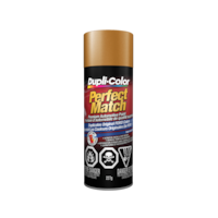 Peinture laque acrylique en aérosol pour automobile de qualité supérieure Dupli-Color Perfect Match, or ensoleillé métallisé, 227 g