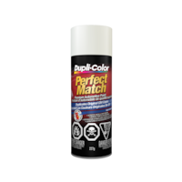 Dupli-Color Perfect Match Premium Acrylic Lacquer Automotive Aerosol Spray Paint, White, 227g Front_Flat