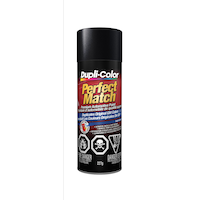 Dupli-Color Perfect Match Premium Acrylic Lacquer Automotive Aerosol Spray Paint, Black Metallic (14, WA 8767), 227-g Front_Flat