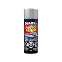 Dupli-Color Perfect Match Premium Acrylic Lacquer Automotive Aerosol Spray Paint, Arctic Silver Metallic (NH79M), 227-g Front_Flat