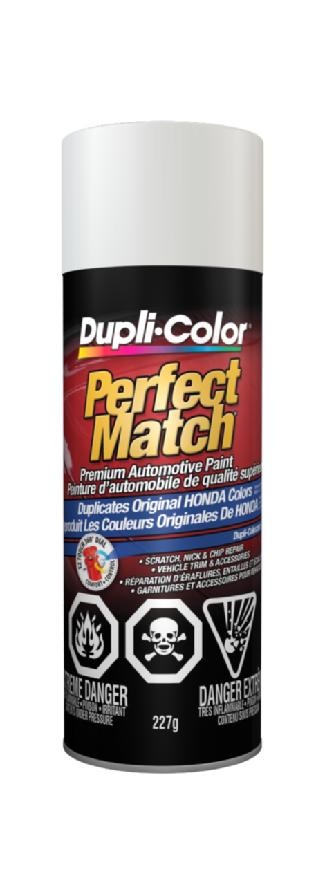 Dupli-Color Perfect Match Premium Acrylic Lacquer Automotive Aerosol Spray  Paint, Frost White (NH538), 227-g