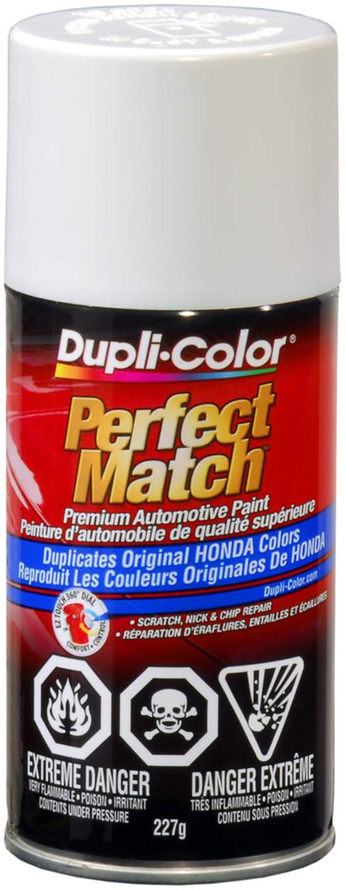 Dupli-Color Perfect Match Premium Acrylic Lacquer Automotive Aerosol Spray  Paint, Frost White (NH538), 227-g