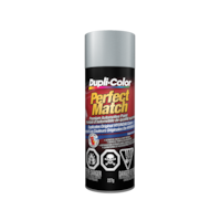 Dupli-Color Perfect Match Premium Acrylic Lacquer Automotive Aerosol Spray Paint, Bright Silver Metallic (K1), 227-g Front_Flat