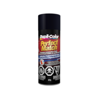 Dupli-Color Perfect Match Premium Acrylic Lacquer Automotive Aerosol Spray Paint, Mica Black, 227g Front_Flat