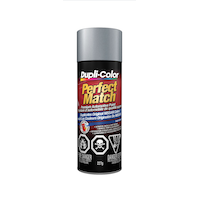 Dupli-Color Perfect Match Premium Acrylic Lacquer Automotive Aerosol Spray Paint, Silver, 227g Front_Flat