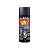 Dupli-Color Perfect Match Premium Acrylic Lacquer Automotive Aerosol Spray Paint, Dark Grey Metallic, 227g Front_Flat