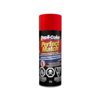 Dupli-Color Perfect Match Premium Acrylic Lacquer Automotive Aerosol Spray Paint, Super Red, 227g Front_Flat