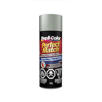 Dupli-Color Perfect Match Premium Acrylic Lacquer Automotive Aerosol Spray Paint, Silver Metallic, 227g Front_Flat