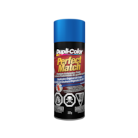 Dupli-Color Perfect Match Premium Acrylic Lacquer Automotive Aerosol Spray Paint, Blue Imperial, 227g Front_Flat