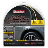 Cowles Custom S37795 Carbon Fiber Style Body Molding, 1-in x 12-ft Front_Flat