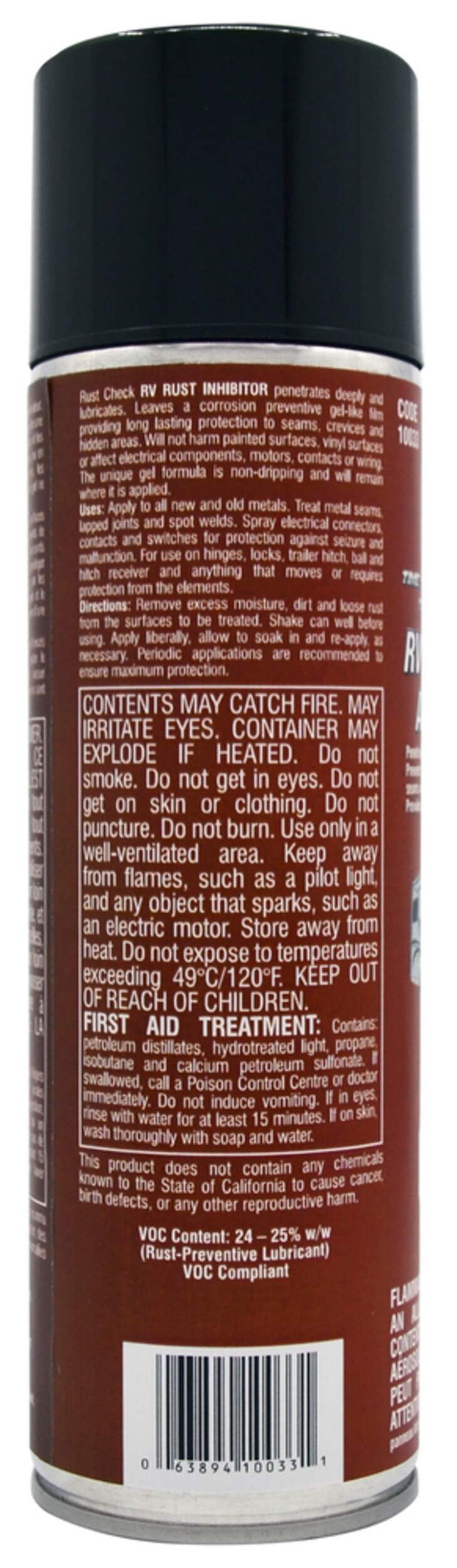 Rust Check RV Rust Inhibitor Spray, 420g Canadian Tire