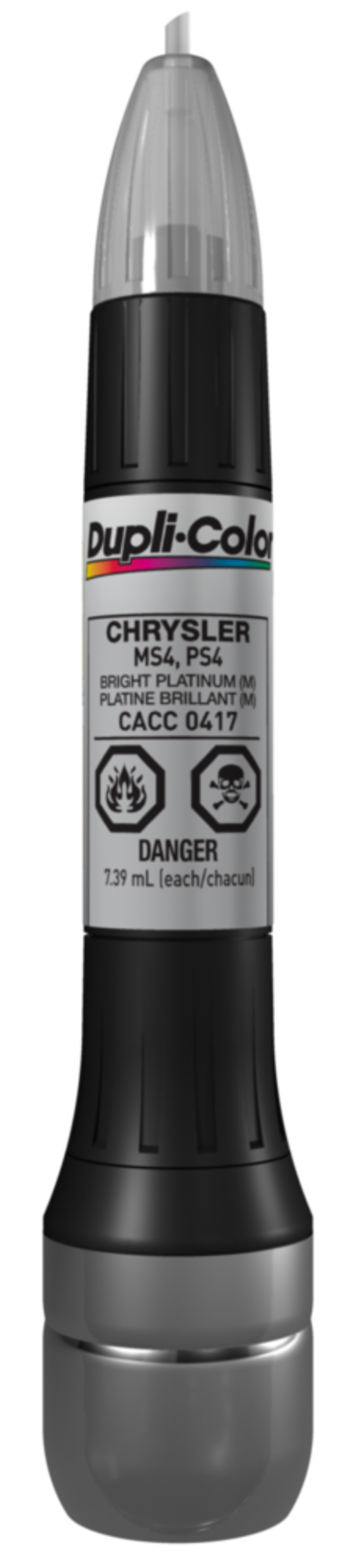 Dupli-Color Scratch Fix All-In-1, Bright Platinum (PS4, MS4) Front_Flat