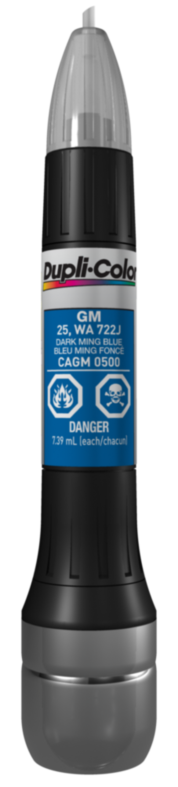 Dupli-Color Scratch Fix All-In-1 Exact-Match Automotive Touch-Up Paint, Dark Ming Blue (25 WA722J) Front_Flat