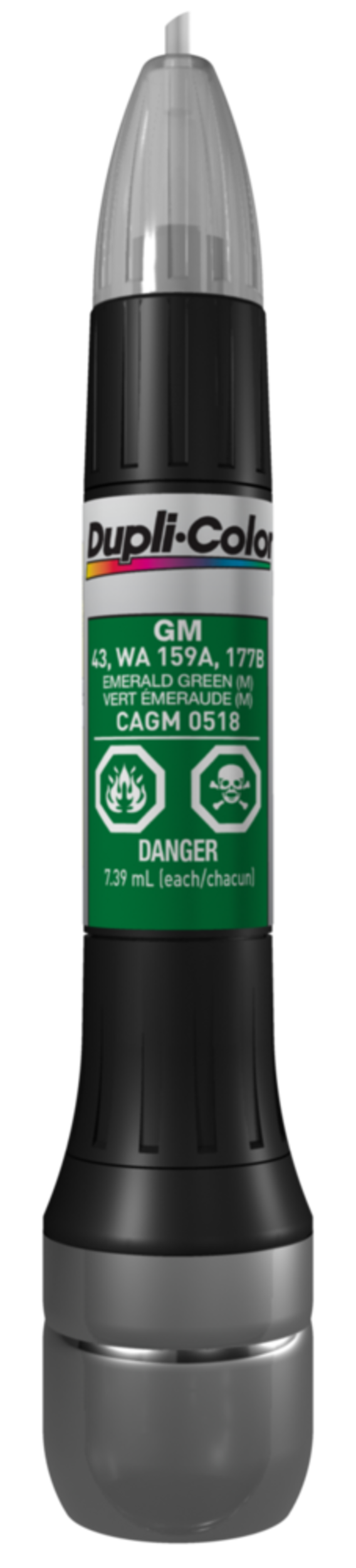 Dupli-Color Scratch Fix All-In-1 Exact-Match Automotive Touch-Up Paint, Emerald Green Metallic (43 WA159A,43 WA177B) Front_Flat