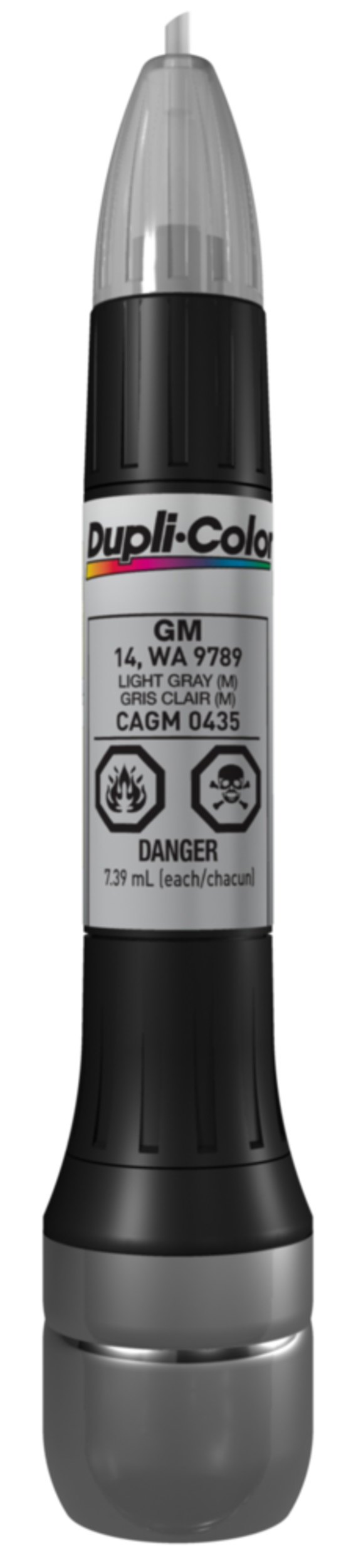 Dupli-Color Scratch Fix All-In-1 Exact-Match Automotive Touch-Up Paint, Light Grey Metallic (14 WA9789) Front_Flat