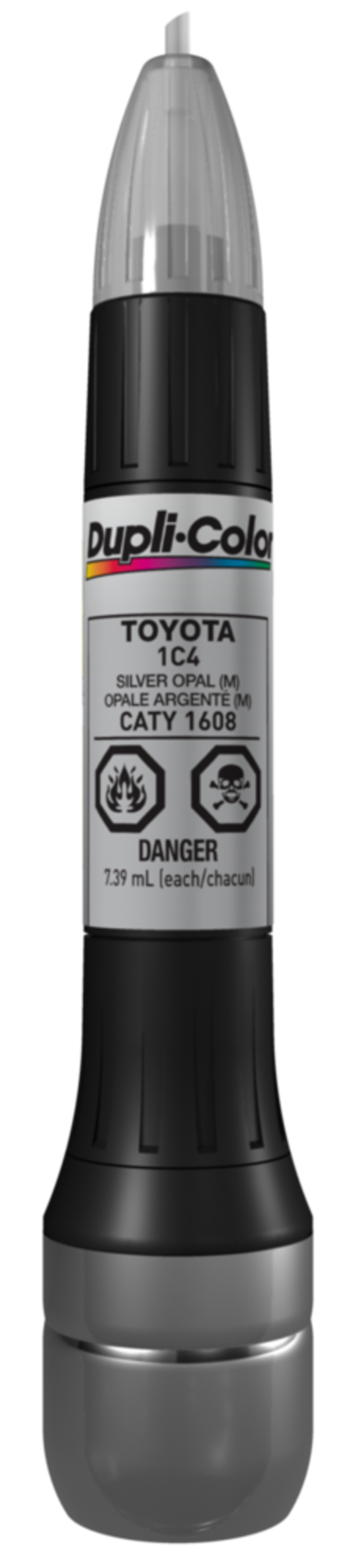 Dupli-Color Scratch Fix All-In-1 Exact-Match Automotive Touch-Up Paint, Silver Opal Metallic (1C4) Front_Flat