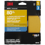 3M Sanding Disc, 6-in Front_Flat