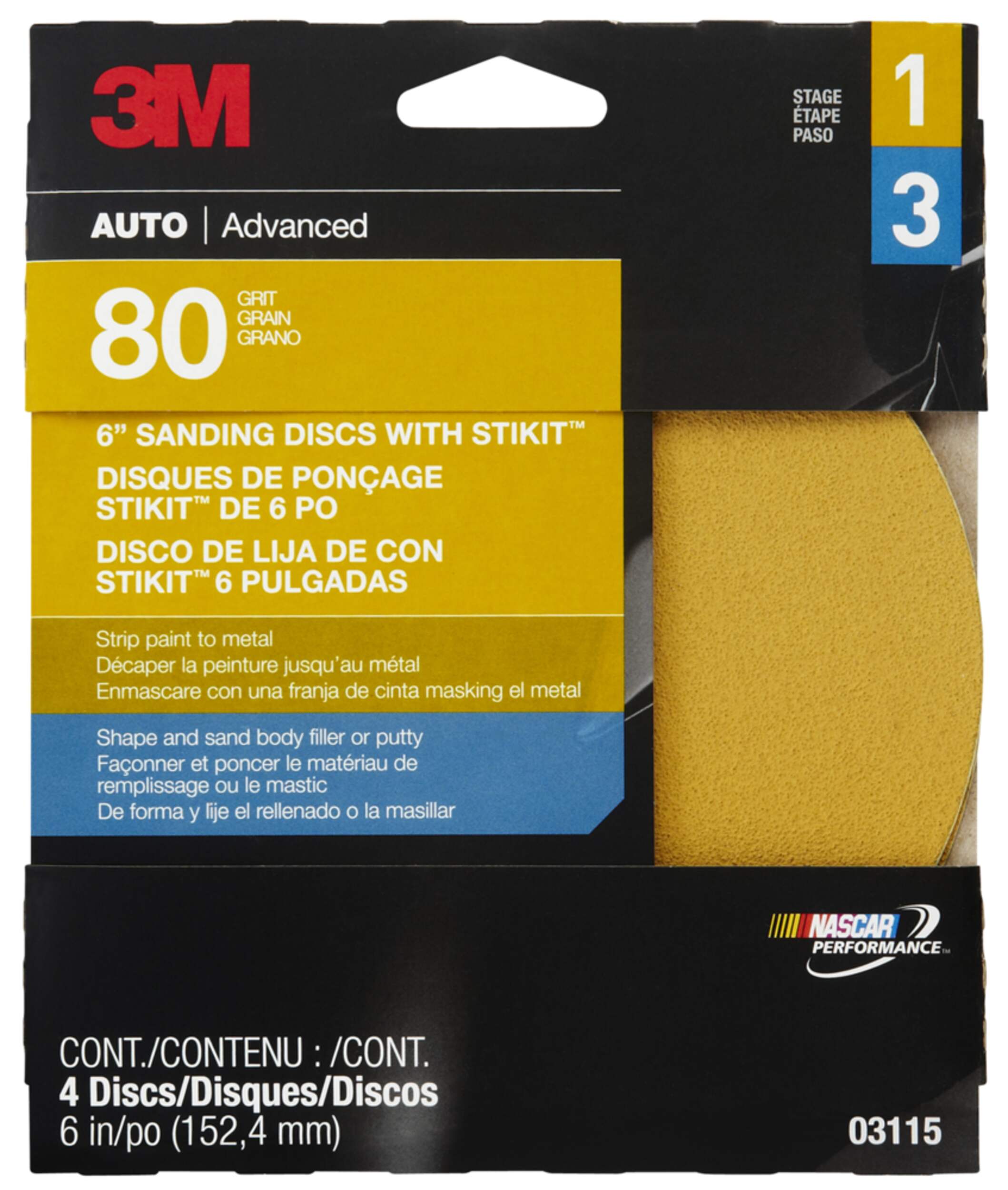 AB  DISC 6"  MED.  P