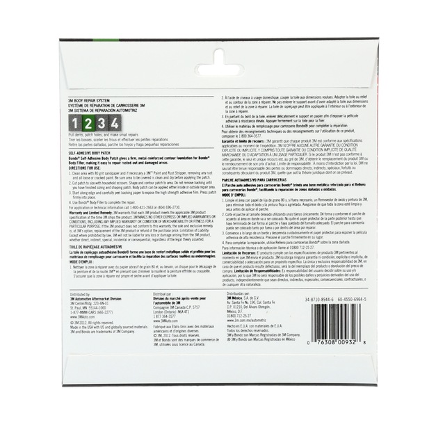 Bondo SelfAdhesive Body Patch Canadian Tire