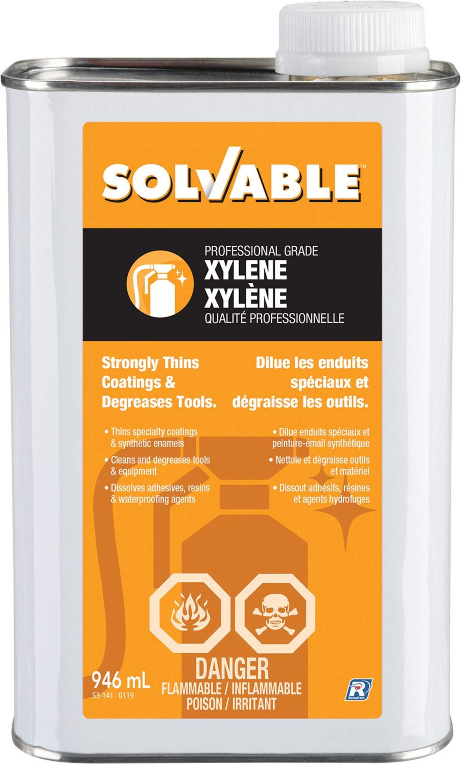 Solvable Xylene, 946-mL Front_Elevated