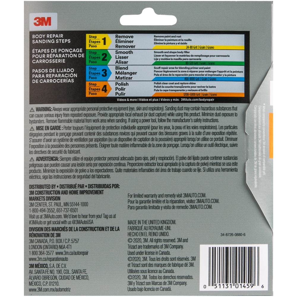 3M Trizact Performance Sanding Disc, 3000 Grit Canadian Tire