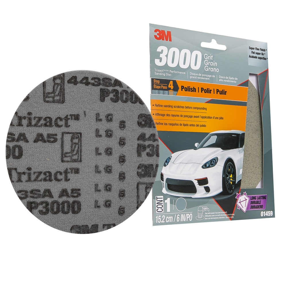 3M Trizact Performance Sanding Disc, 3000 Grit Canadian Tire