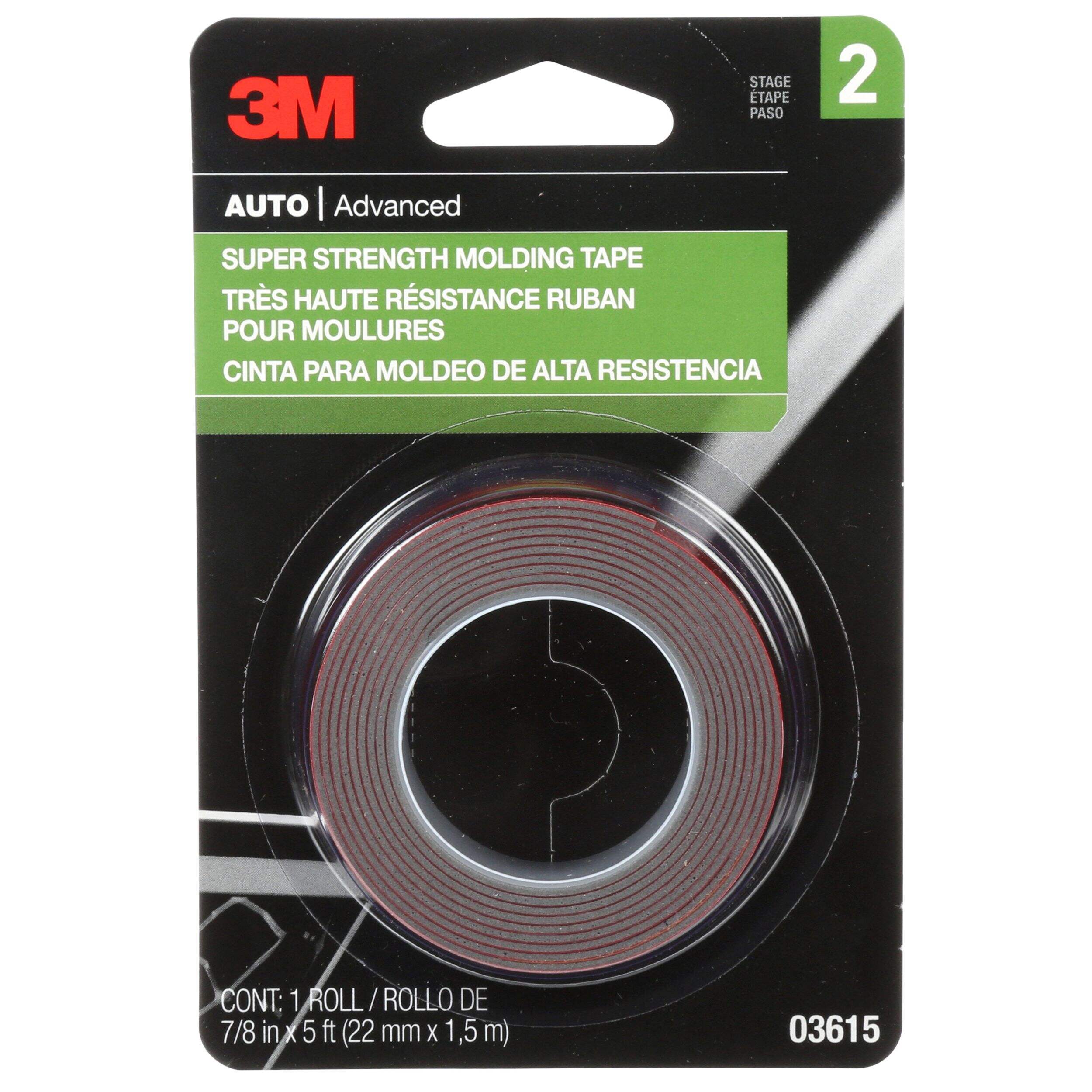 3M Moulding Tape, 5-ft Front_Flat