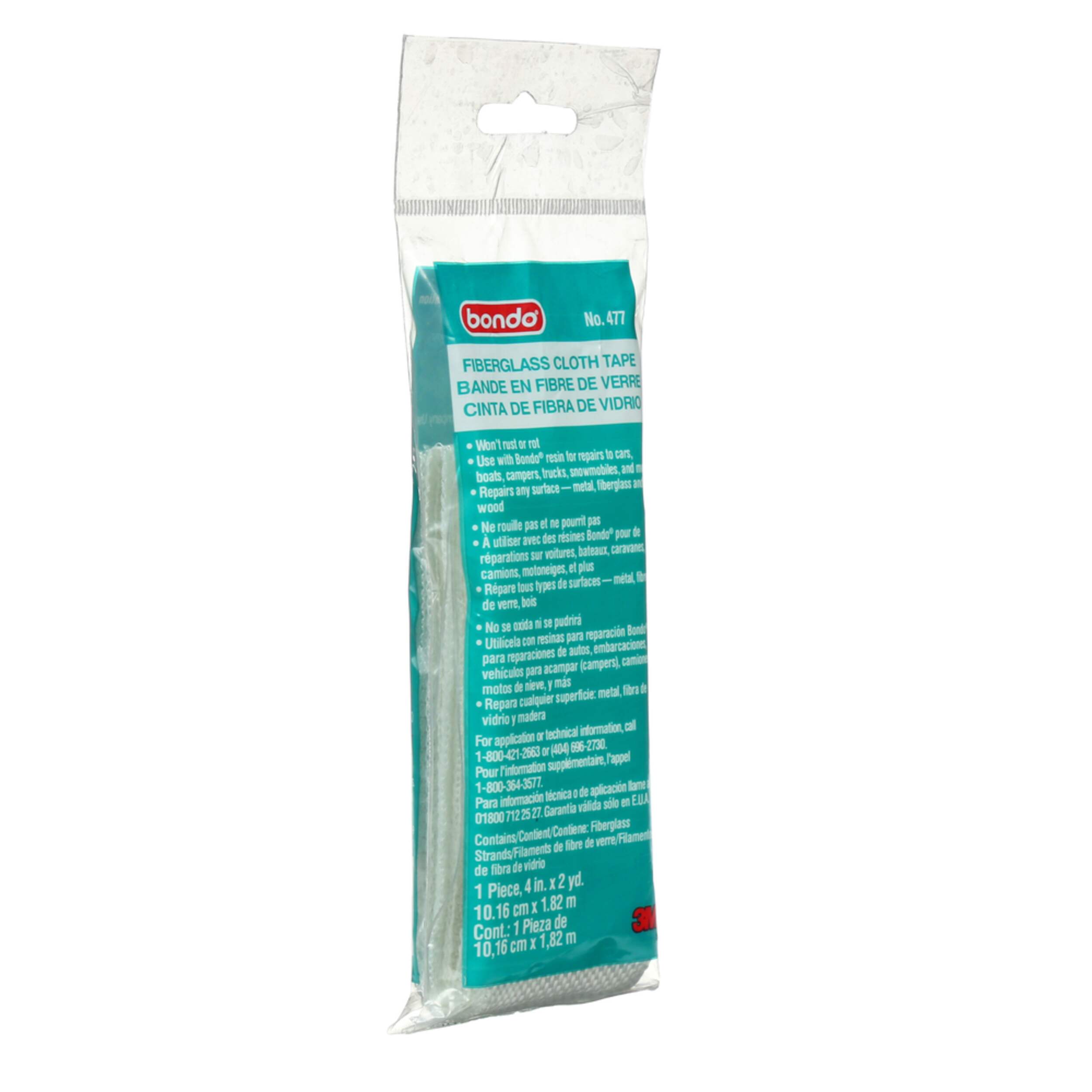 Bondo Fiberglass Cloth Tape Front_Angled_Right