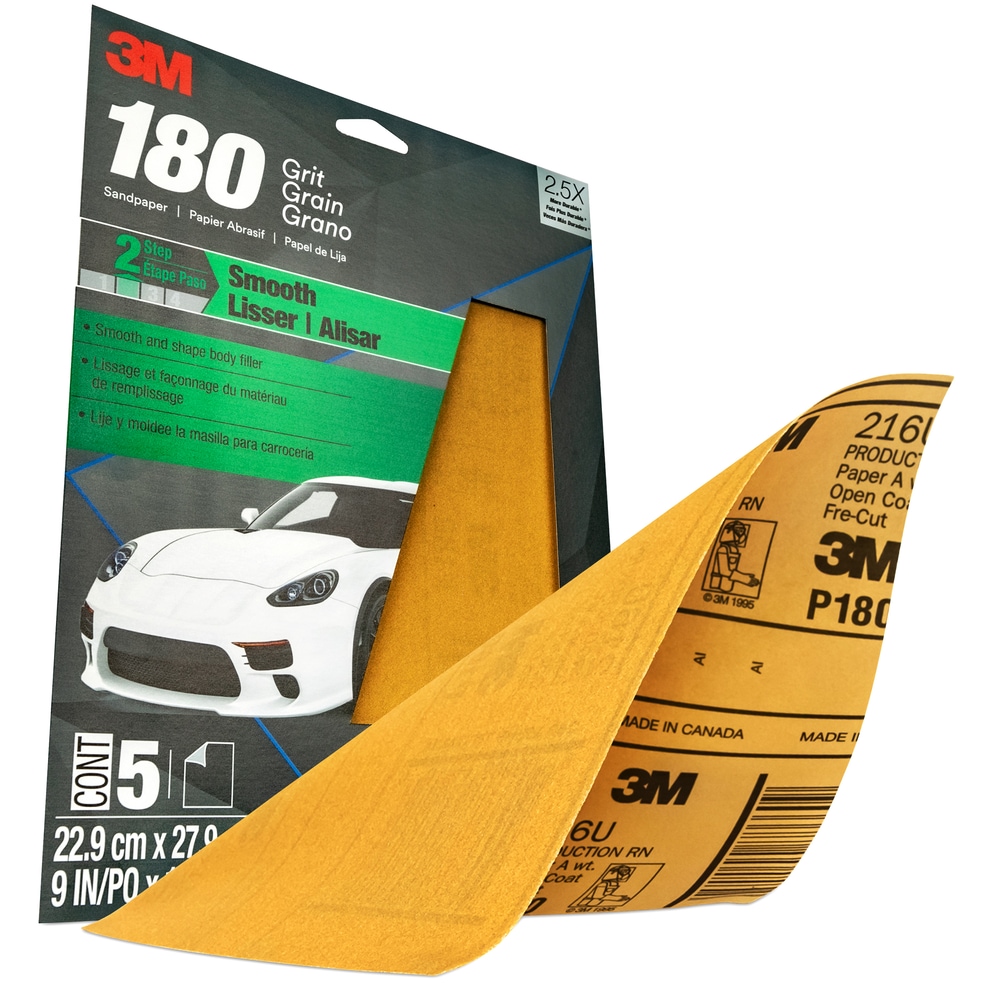 3M Sandpaper, 5pk Canadian Tire