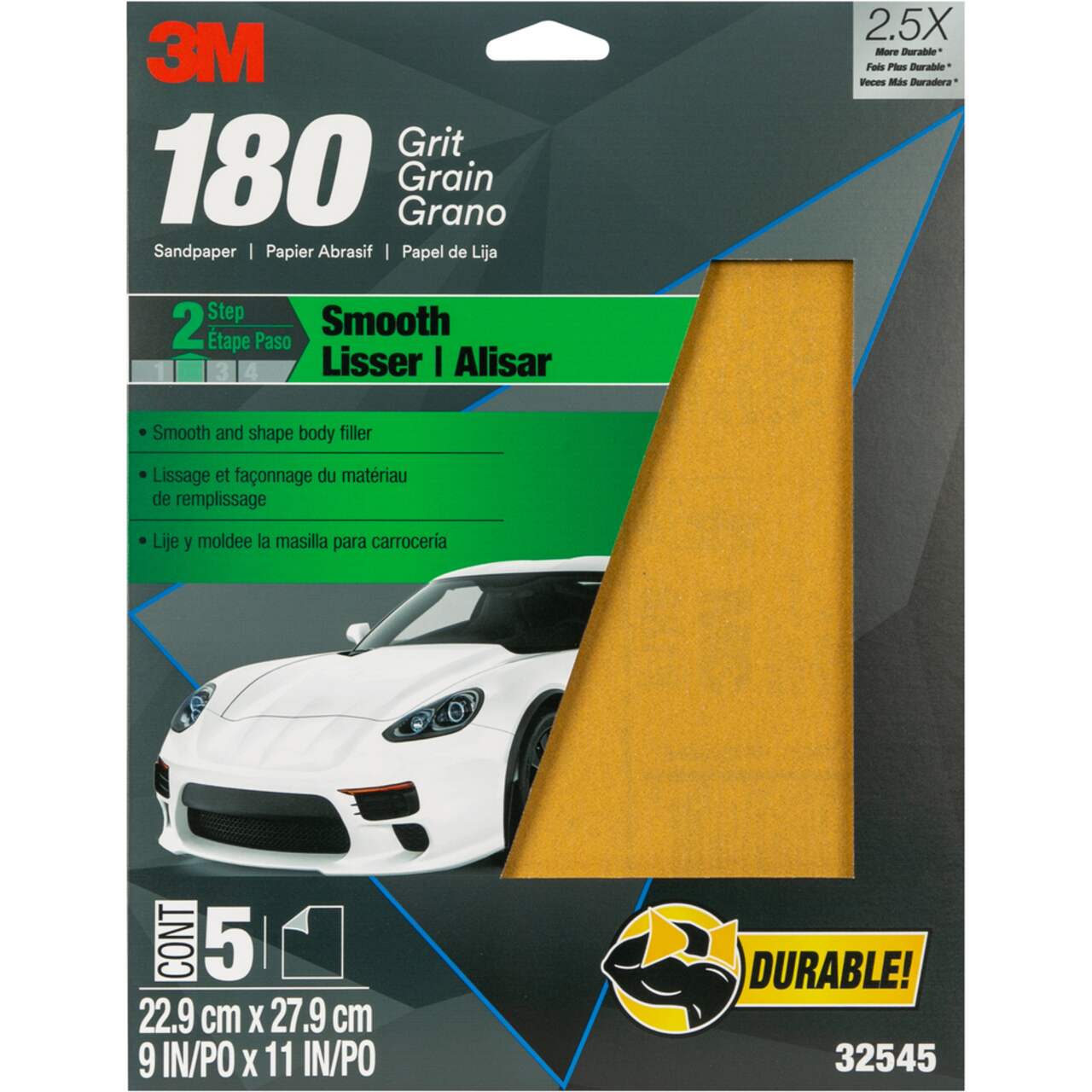 3M Sandpaper, 5-pk | Canadian Tire