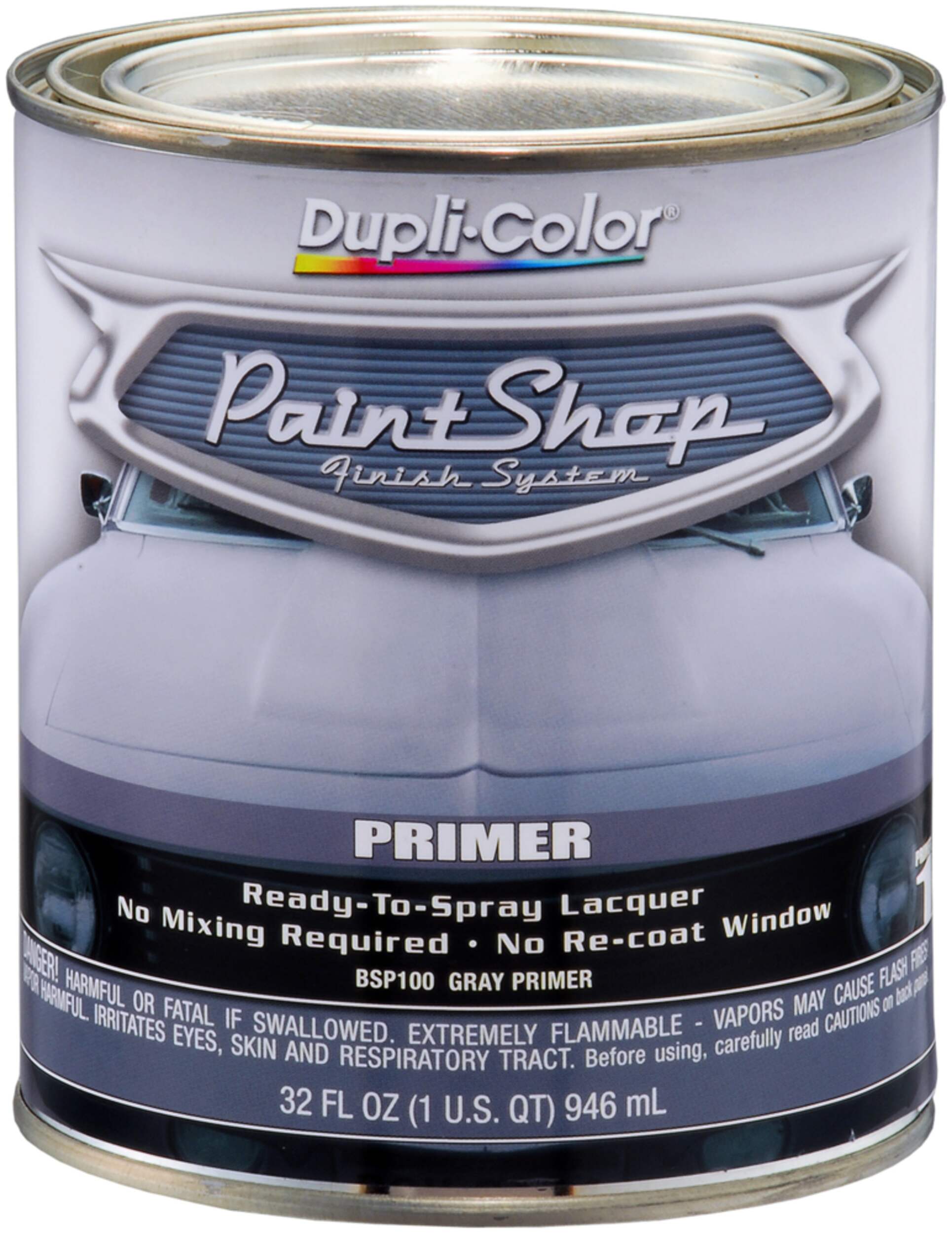 Dupli-Color Paint Shop Finish System, Gray Primer, 946 mL Front_Elevated