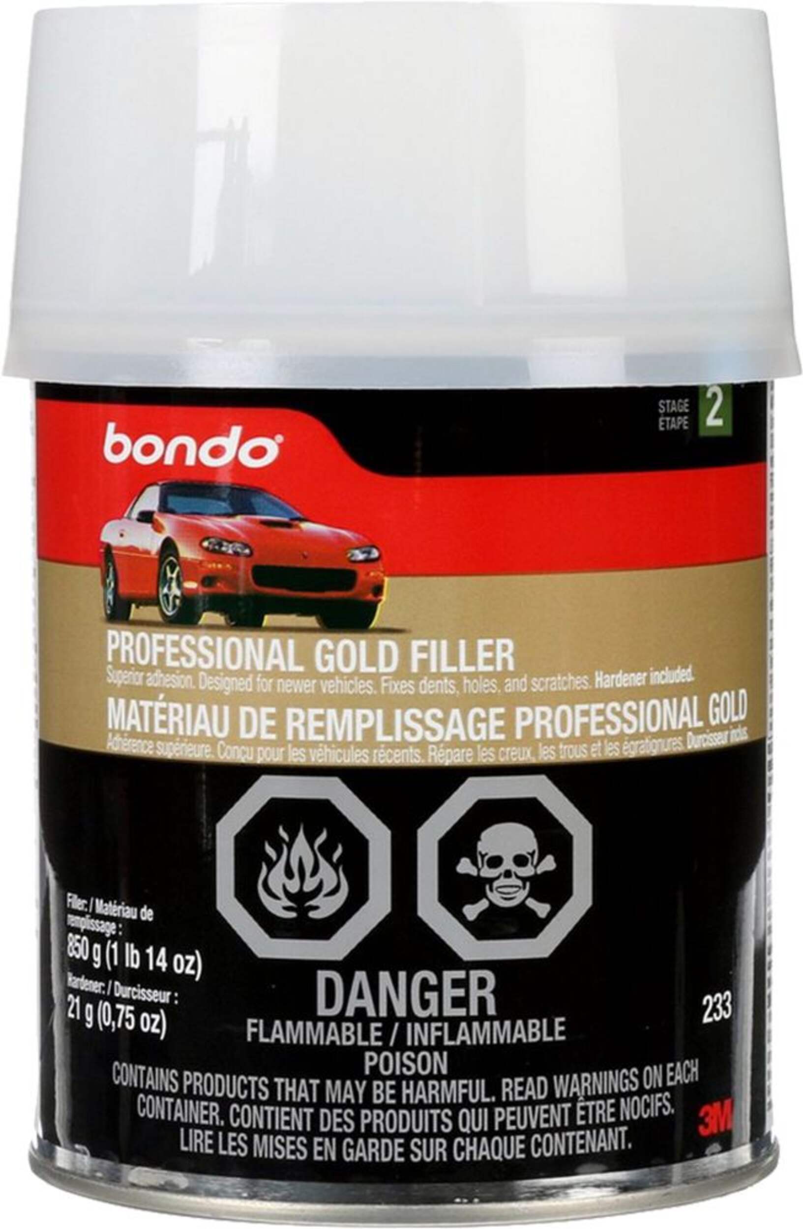 Bondo Professional Gold, 30-oz Front_Flat