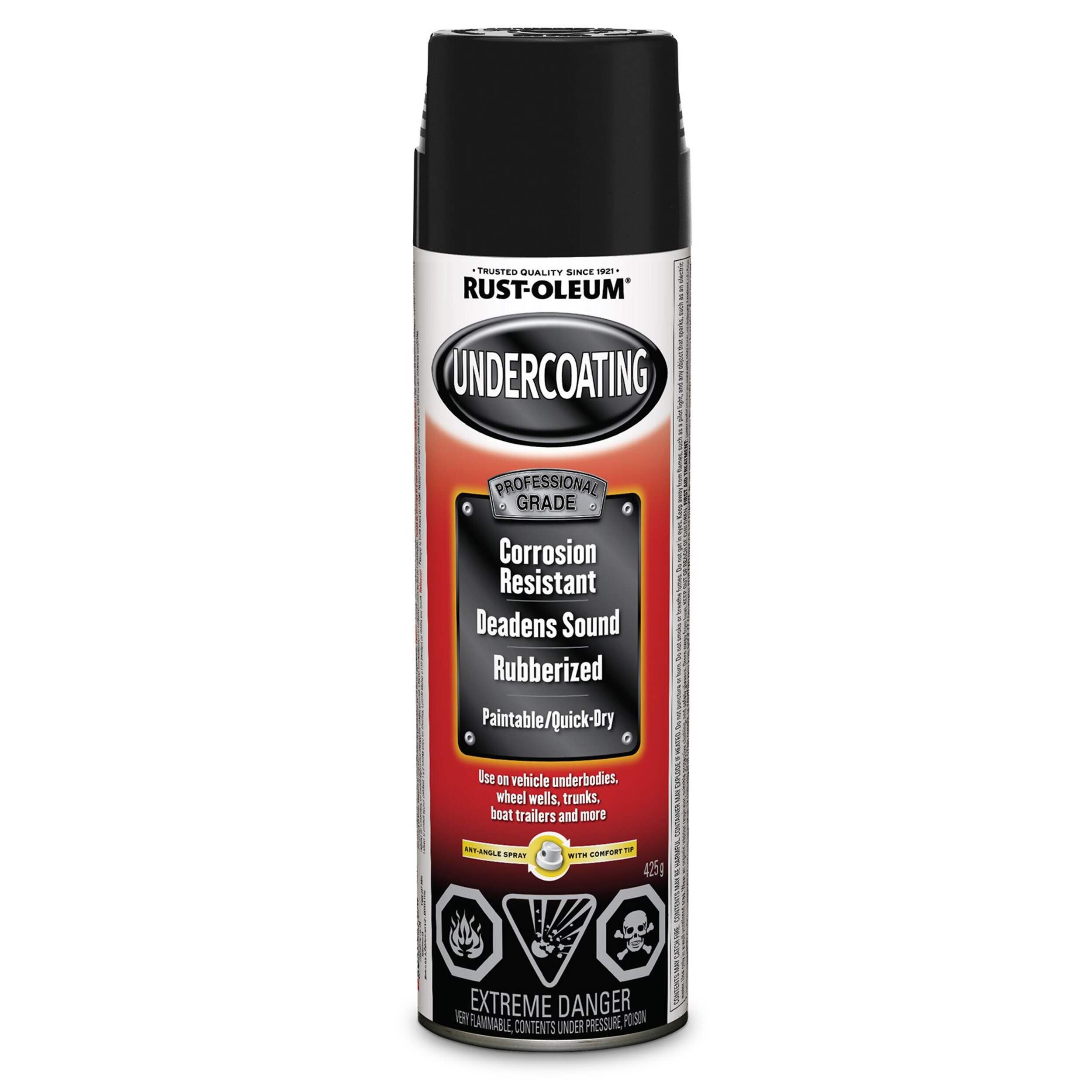 Rust-Oleum® Automotive Corrosion-Resistant Professional Undercoating, Black, 425-g Front_Flat