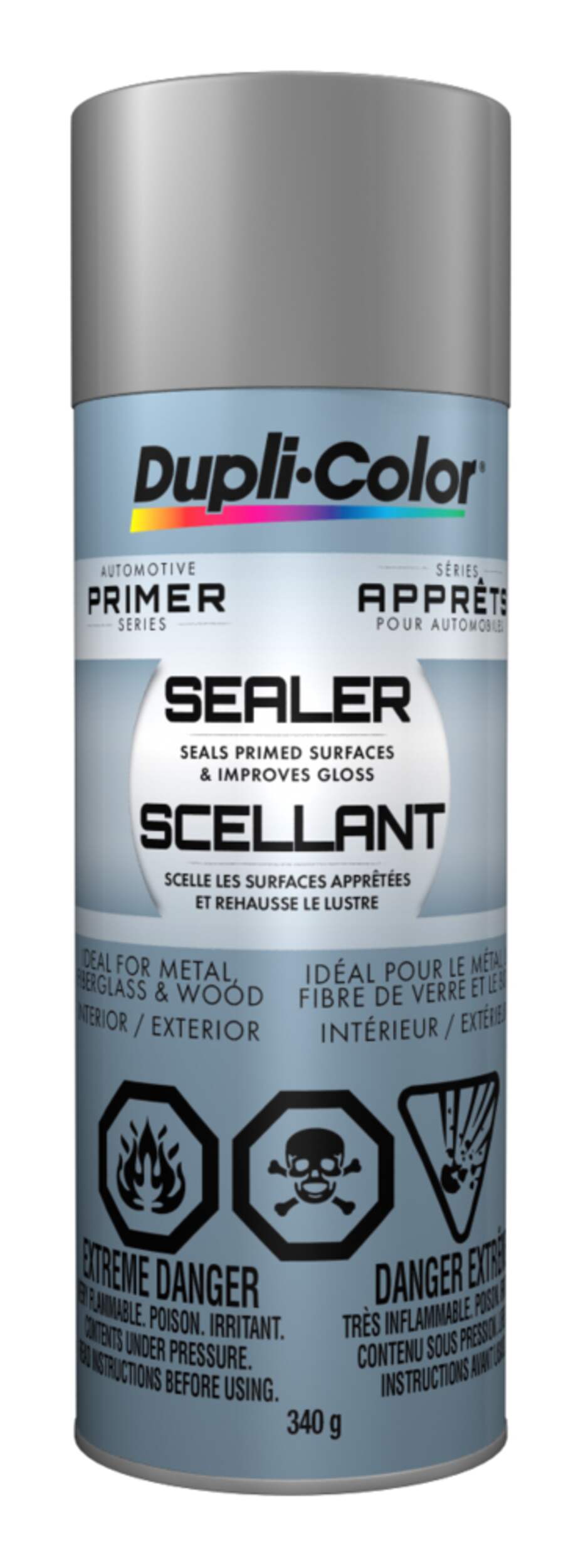 Dupli-Color Auto Prime Sealer, Grey Front_Flat