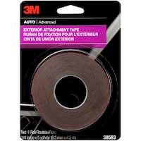 Ruban de fixation pour l'extérieur pour automobile 3M, 6,3 mm x 4,5 m Front_Flat