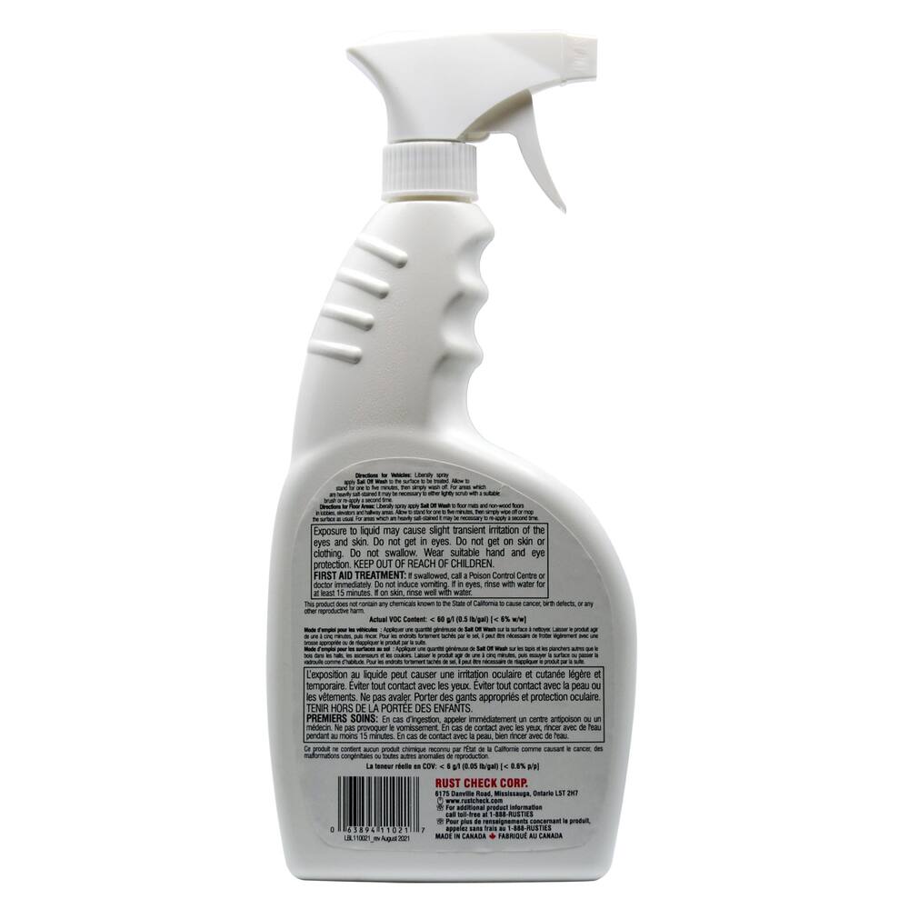 Rust Check Salt Off Wash Salt & Brine Neutralizer, 650-mL | Canadian Tire