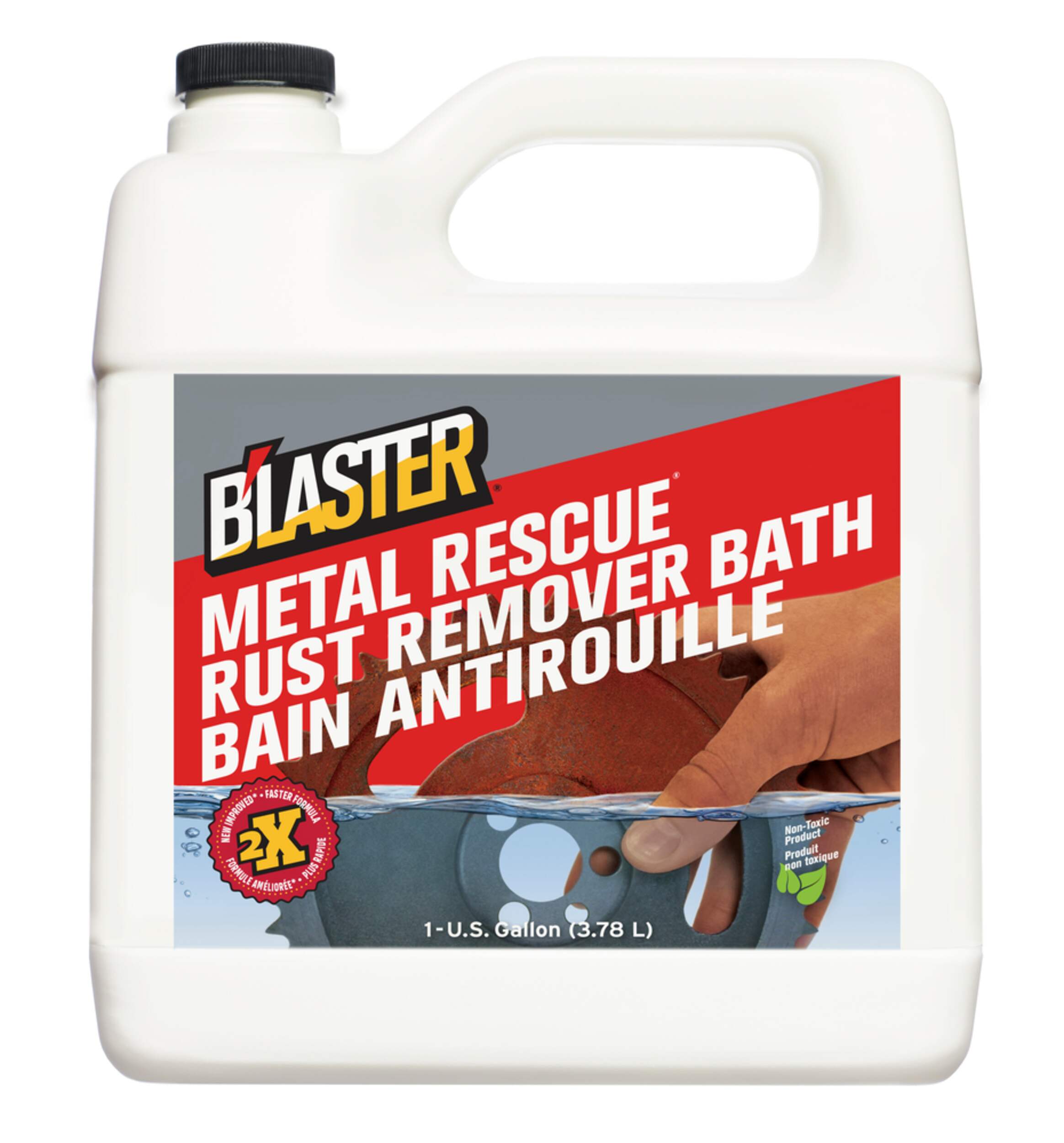 Metal Rescue Rust Remover Bath, 3.78-L Front_Flat