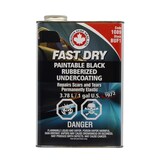 Dominion Sure Seal Rubberized Rockerguard Undercoating, 4L, Black Front_Flat