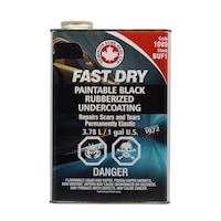 Dominion Sure Seal Rubberized Rockerguard Undercoating, 4L, Black Front_Flat