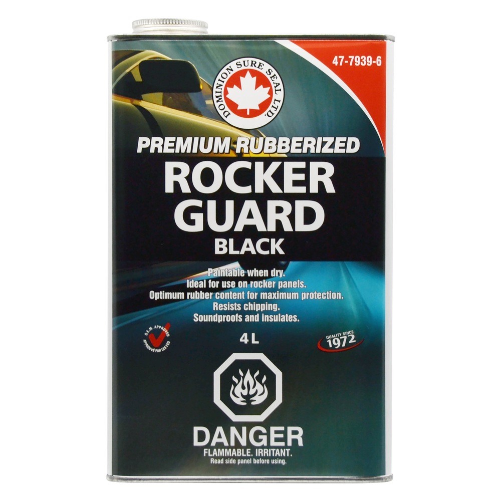 Rubberized Rockerguard Undercoating, 4L Black Canadian Tire