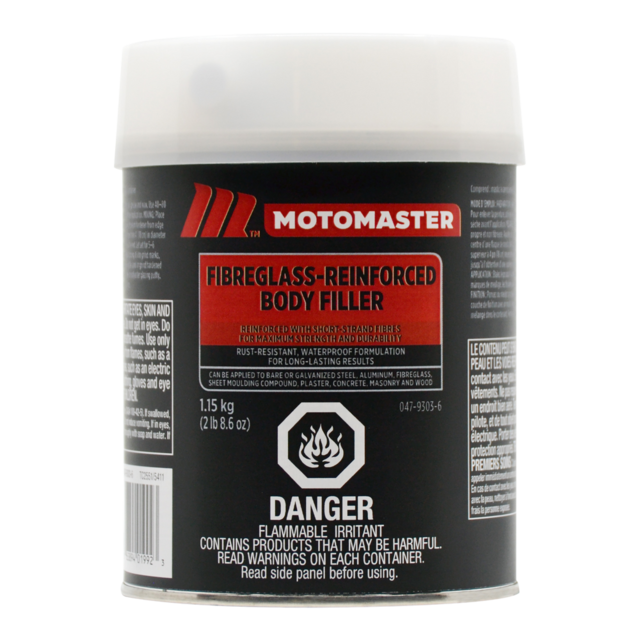 MotoMaster Fiberglass Body Filler, 1.15kg Canadian Tire