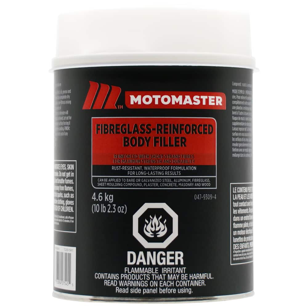 MotoMaster Fiberglass Body Filler, 4.6kg Canadian Tire