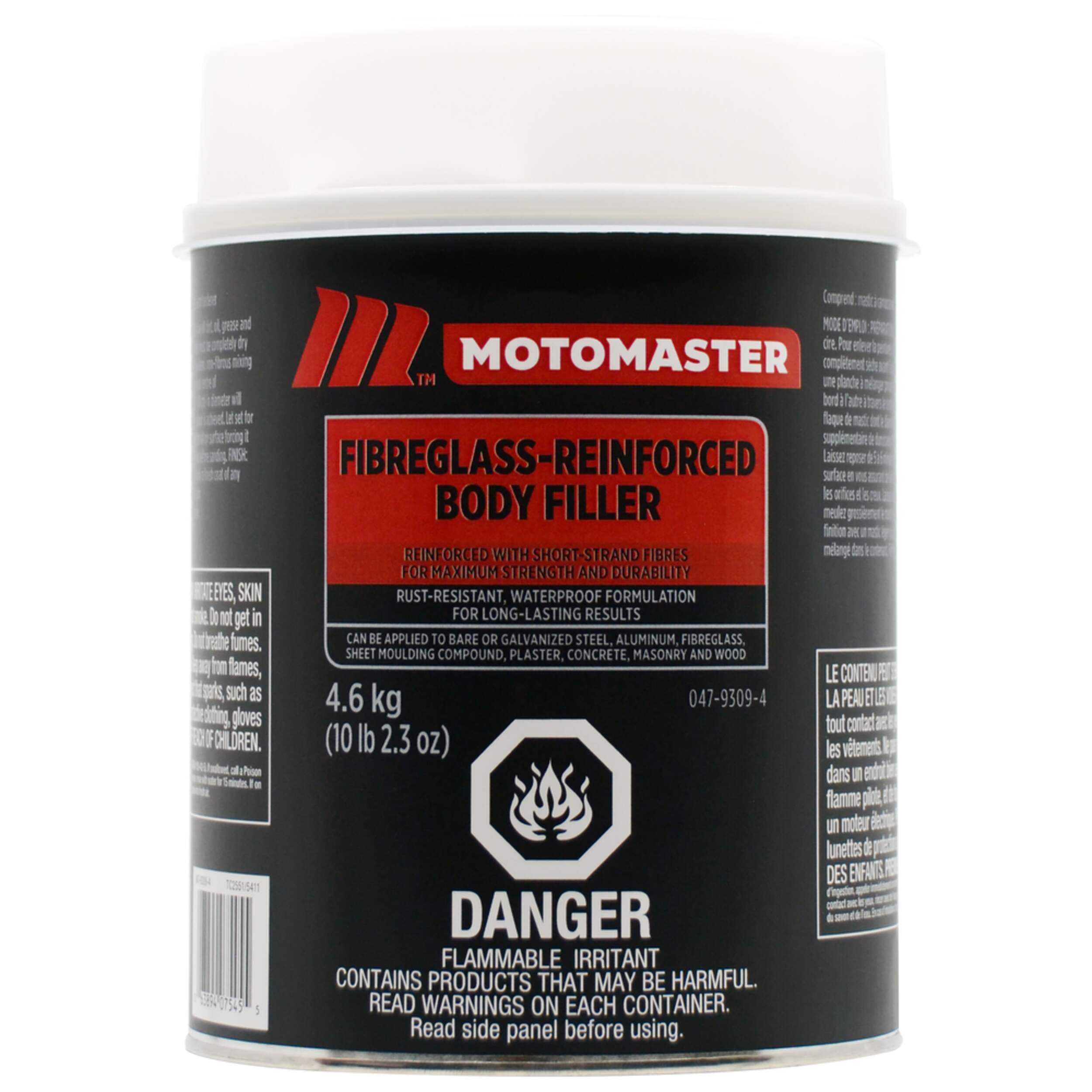 MotoMaster Fibreglass Body Filler, 4.6-kg Front_Flat