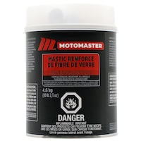 Mastic à carrosserie MotoMaster, fibre de verre, 4,6 kg Back_Flat