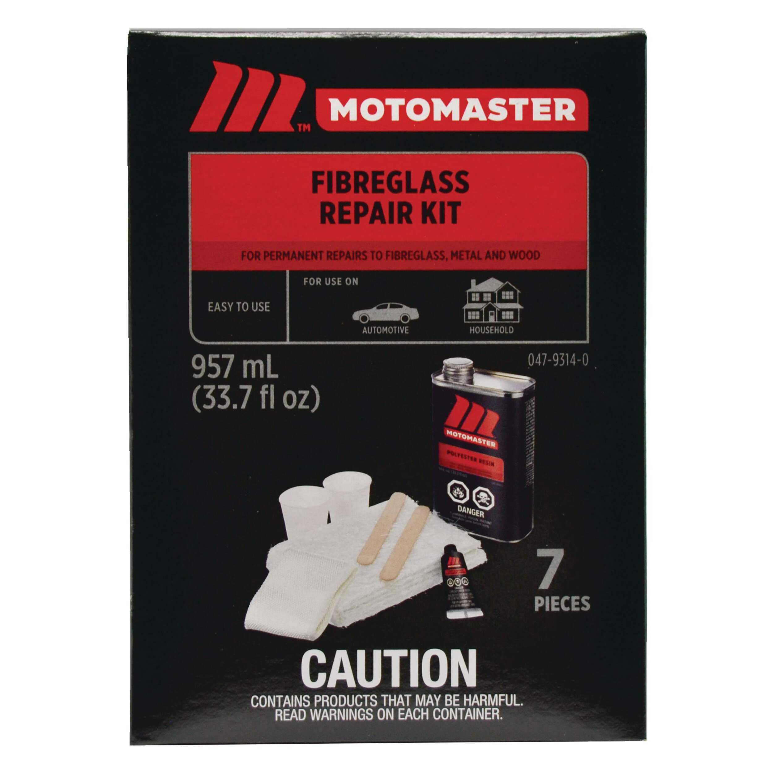 MotoMaster Fiberglass Repair Kit Front_Flat