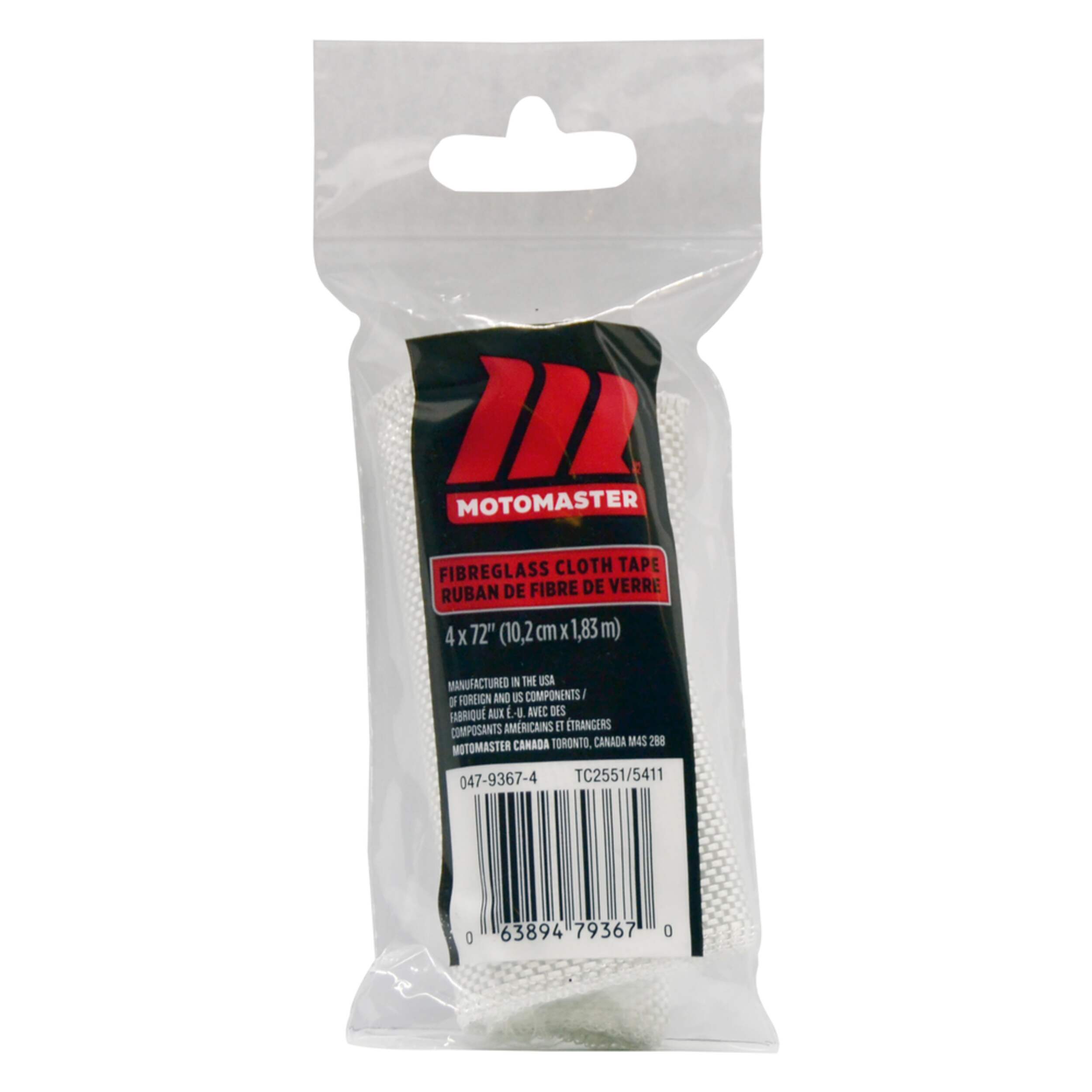 MotoMaster Fiberglass Cloth Tape Front_Flat