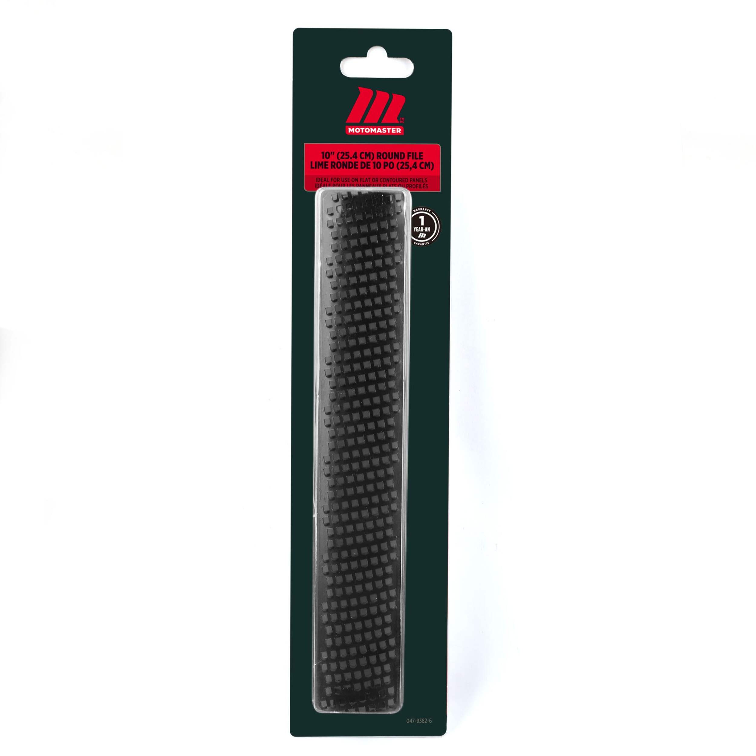 MotoMaster Round  Shaper File Blade, 10-in Front_Flat